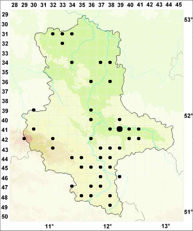 Karte Herbar BPI