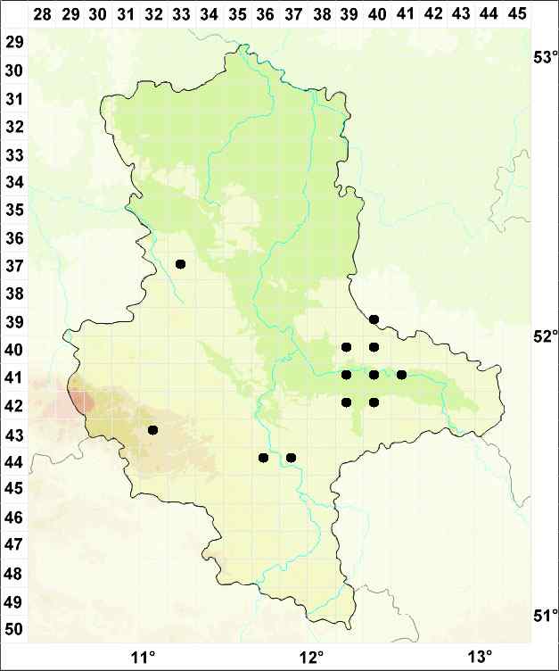 Karte Herbar MNVD (Dessau)
